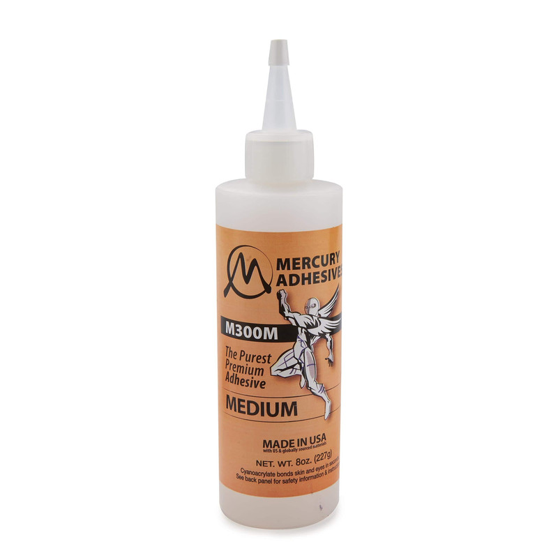 CA Glue with No-Clog Cap - Types:Medium - Size:8-oz